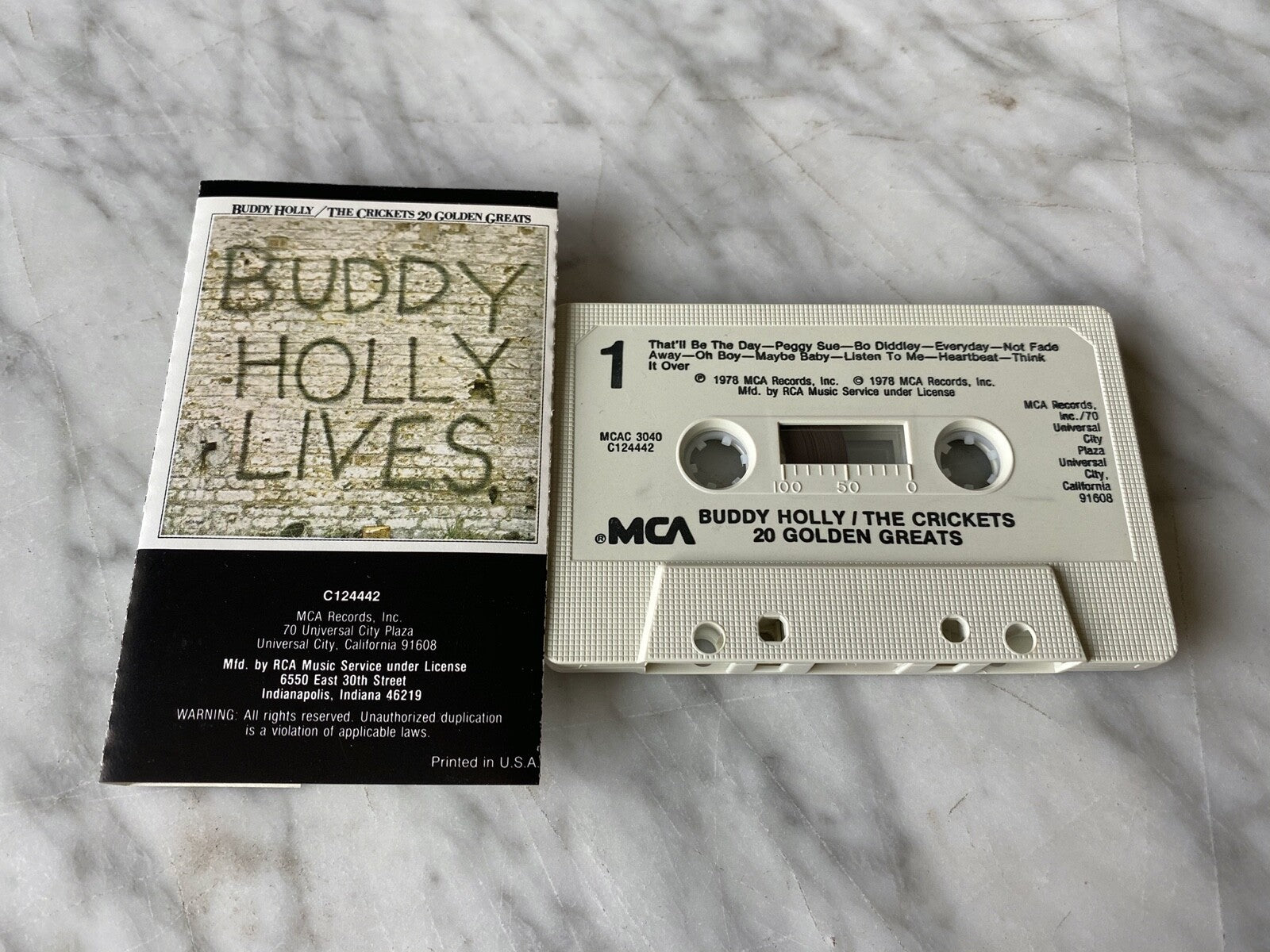 Buddy Holly – The Crickets 20 Golden Greats (1978)