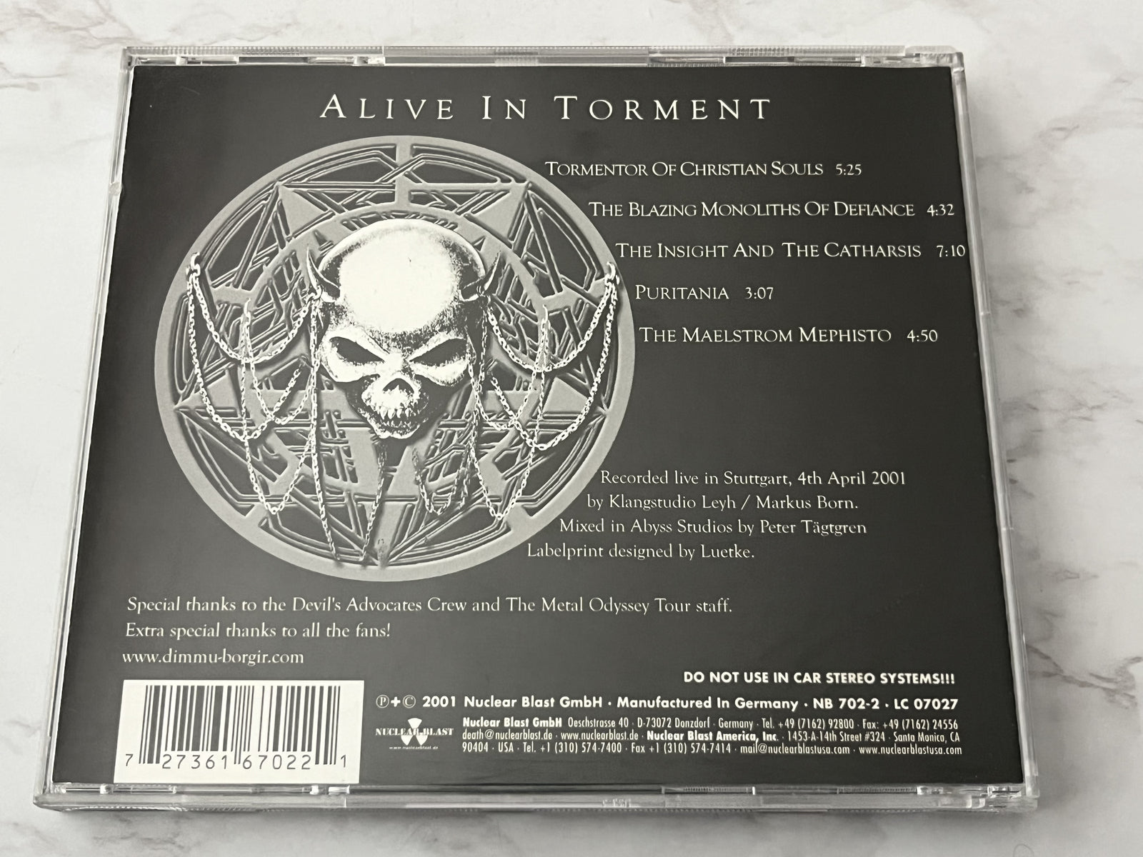 Dimmu Borgir – Alive In Torment (EP) (2001)