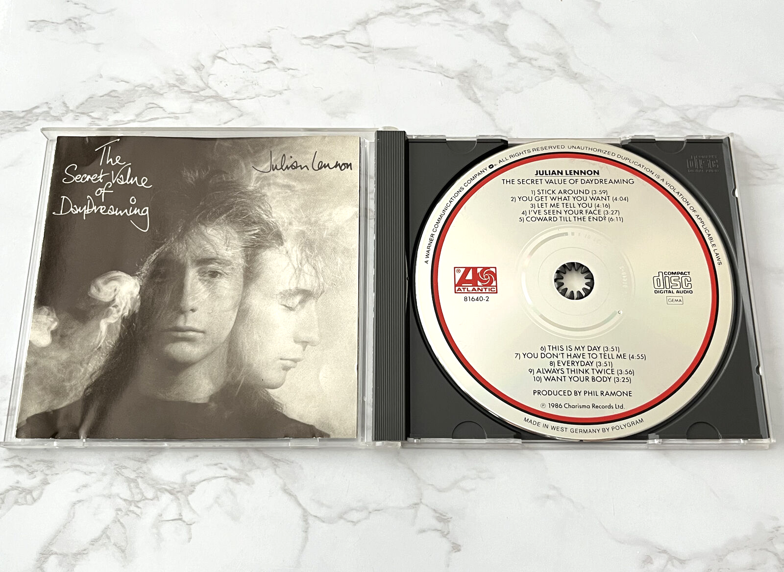 Julian Lennon – The Secret Value Of Daydreaming (1986) [GERMAN PRESS]