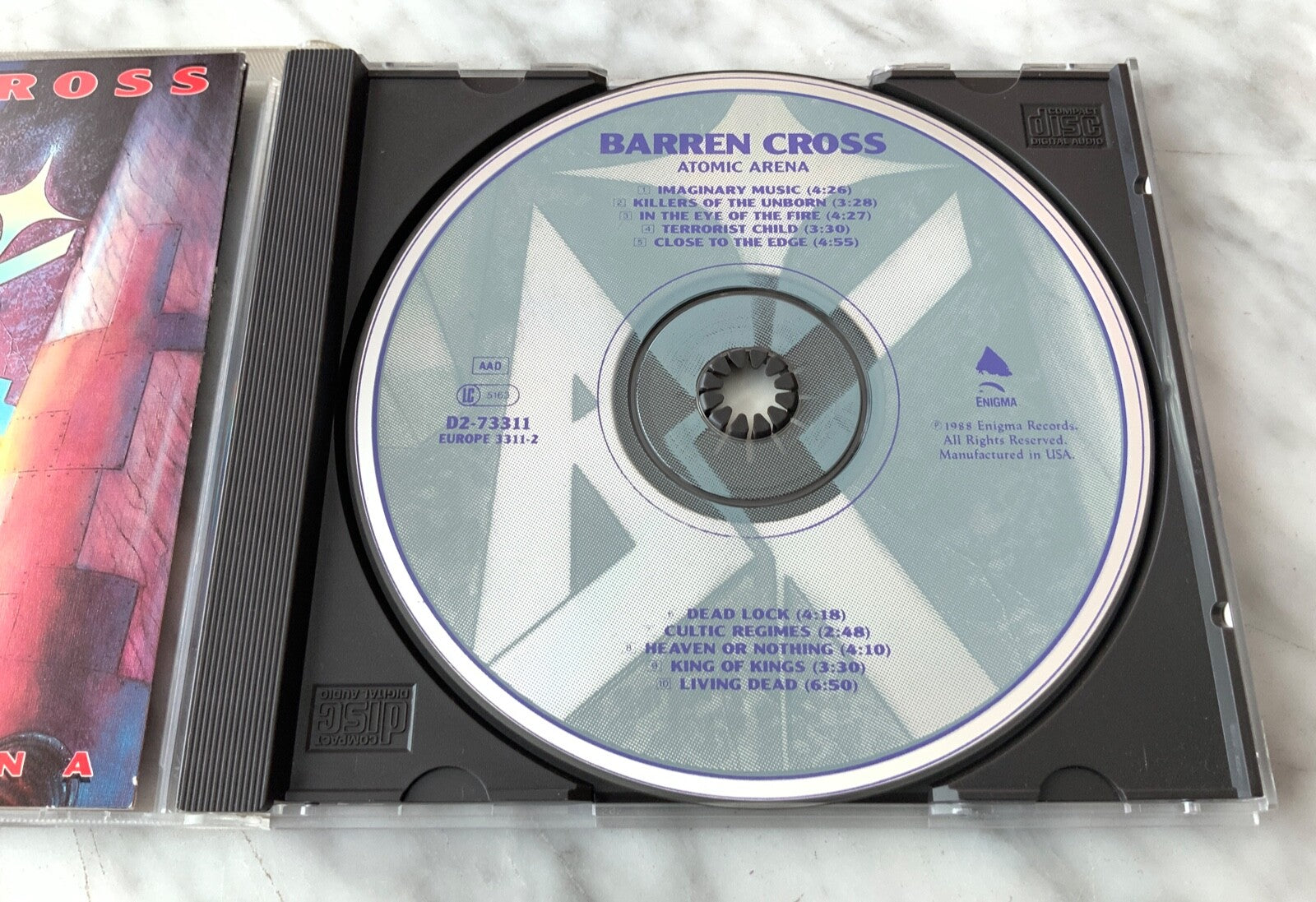 Barren Cross – Atomic Arena (1988) [CANADA PRESS]