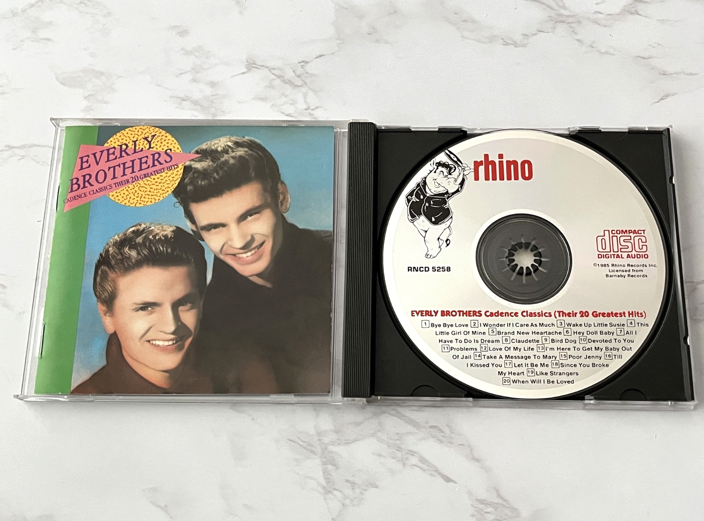 The Everly Brothers – Cadence Classic Their 20 Greatest Hits (1985) [JAPAN PRESS]