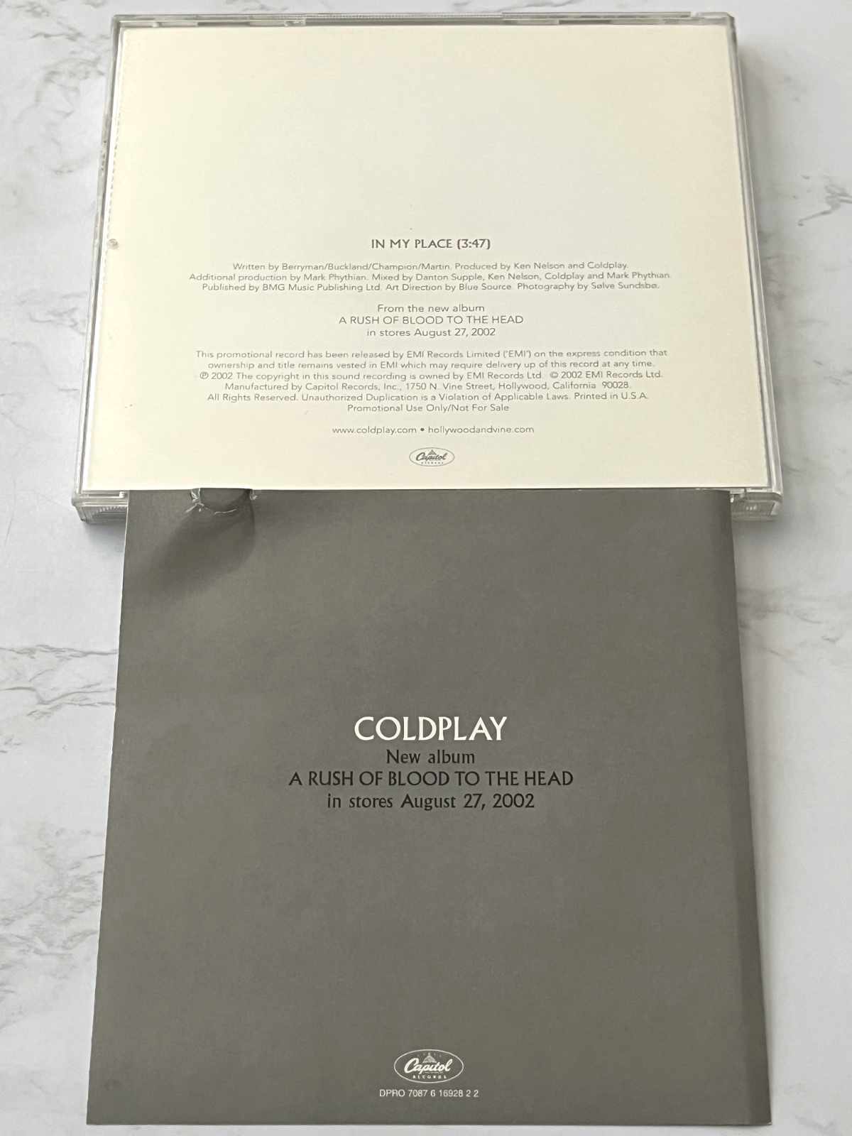 Coldplay – In My Place (2002)