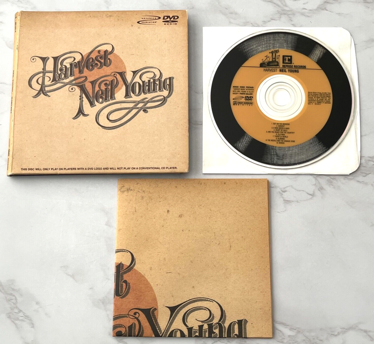Neil Young – Harvest DVD Digipak 2002 Reprise 9 48100-9 DTS 5.1 SURROUND! (2002)