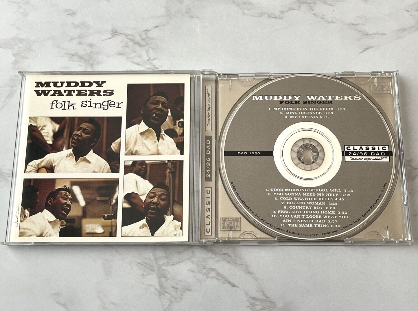 Muddy Waters – Folk Singer DVD 1998 Classic Records DAD 24/96 (1998)