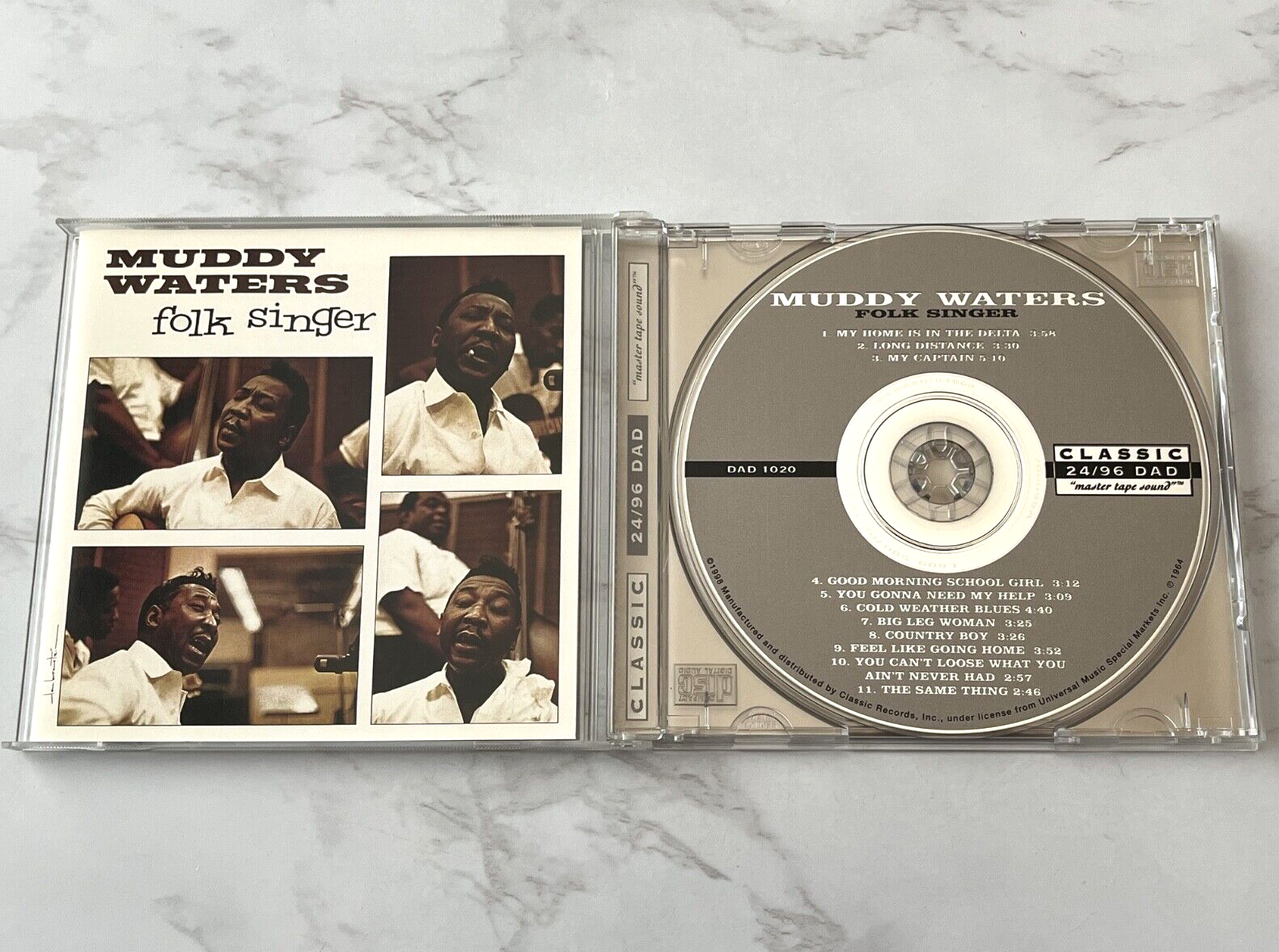 Muddy Waters – Folk Singer DVD 1998 Classic Records DAD 24/96 (1998)
