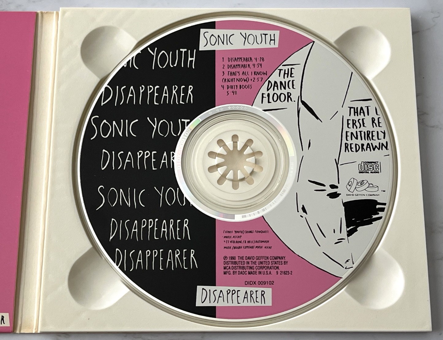 Sonic Youth – Disappearer (Maxi Single, Digipak) (1990)