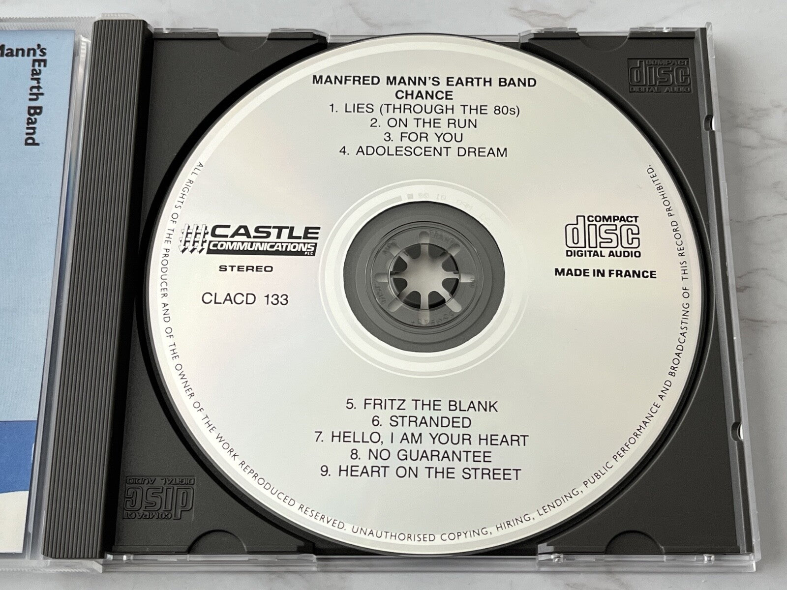 Manfred Mann – Manfred Mann's Earth Band Chance (1987)