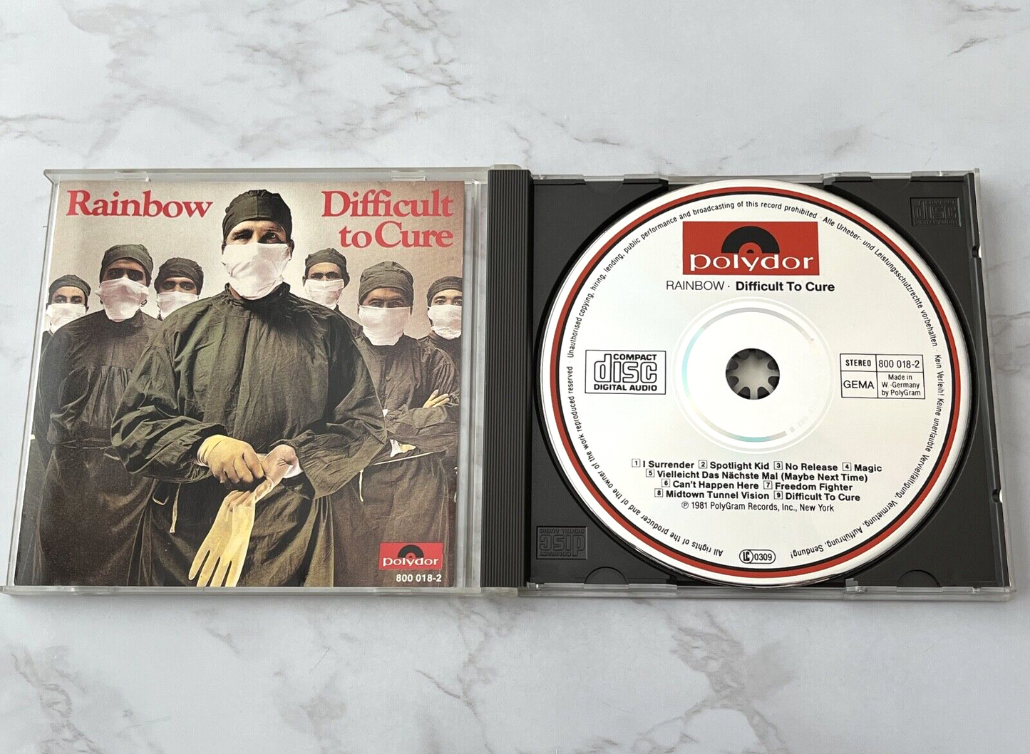 Rainbow – Difficult To Cure (1984) [GERMAN PRESS]