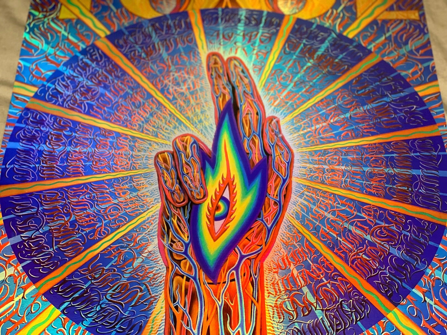 TOOL Concert Poster🔥ALEX GREY🔥LIMITED EDITION 559/850 CLEVELAND OHIO