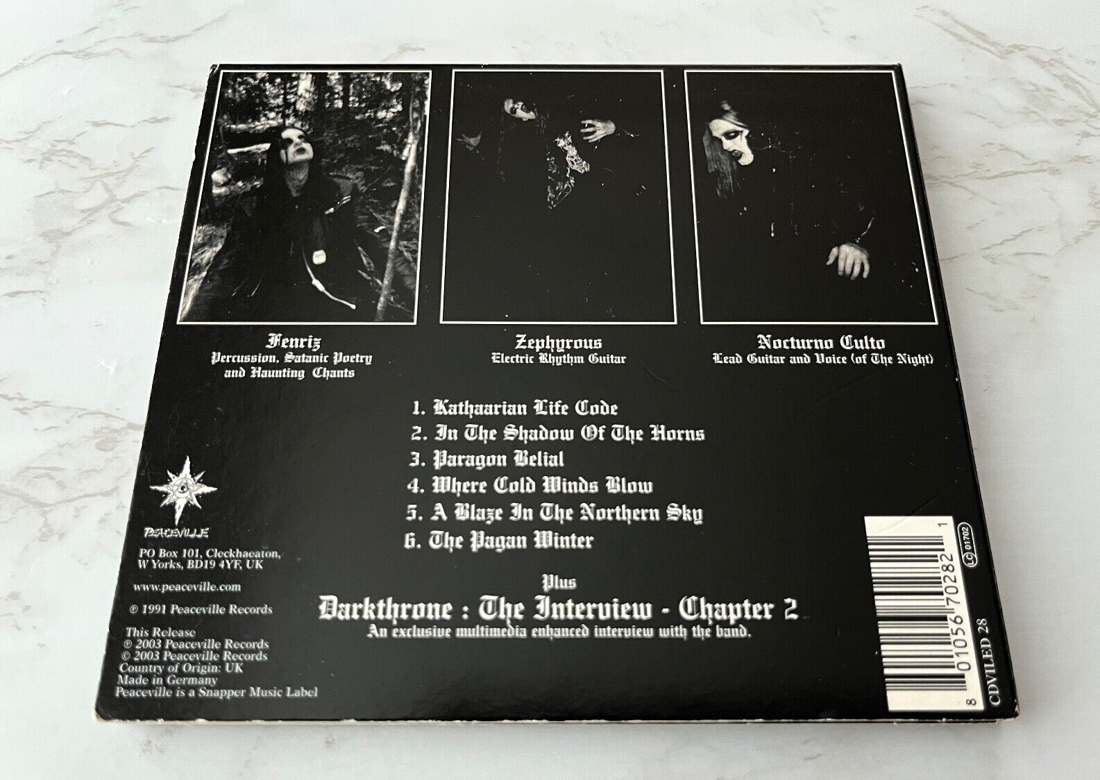 Darkthrone – A Blaze in The Northern Sky (Digipak) (2003)