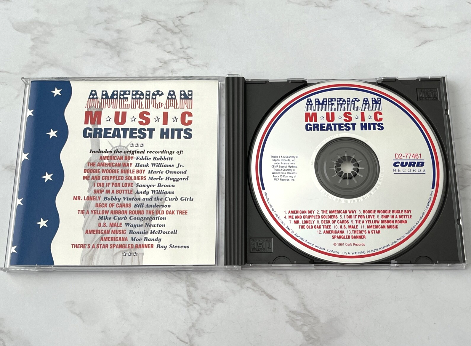 Merle Haggard, Moe Bandy, Ray Stevens, Various – American Music Greatest Hits