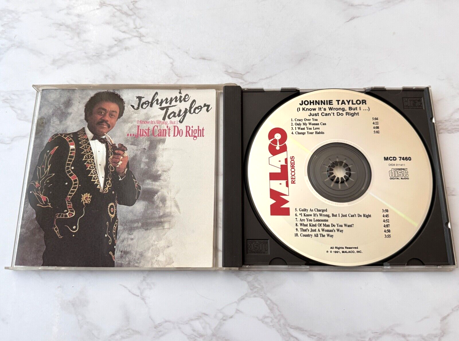 Taylor, Johnnie – Taylor Just Can't Do Right (1991)