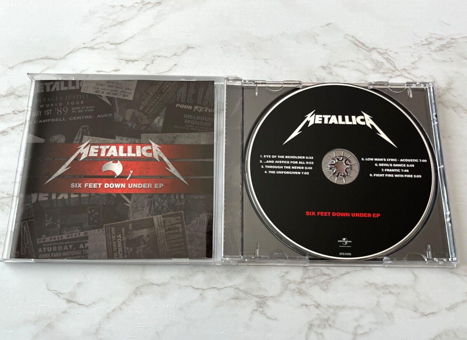 Metallica – Six Feet Down Under EP (EP) [AUSTRALIA PRESS]