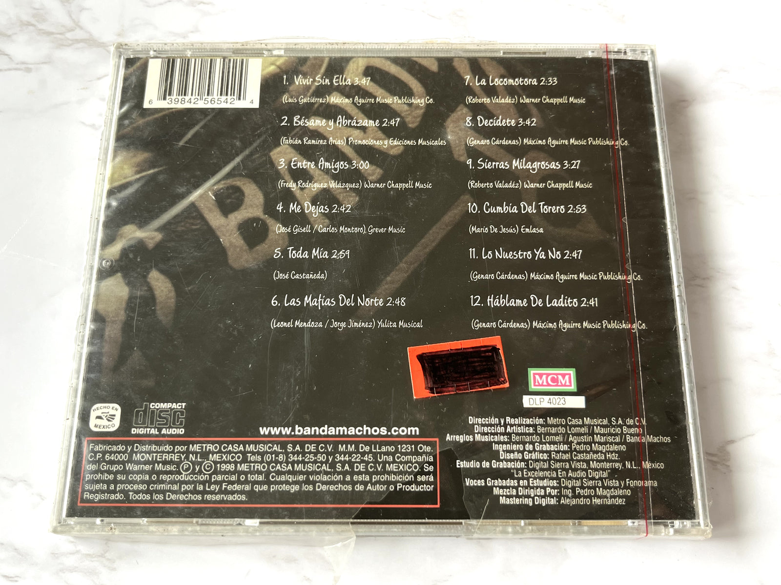 Banda Machos – Vivir Sin Ella (1998)