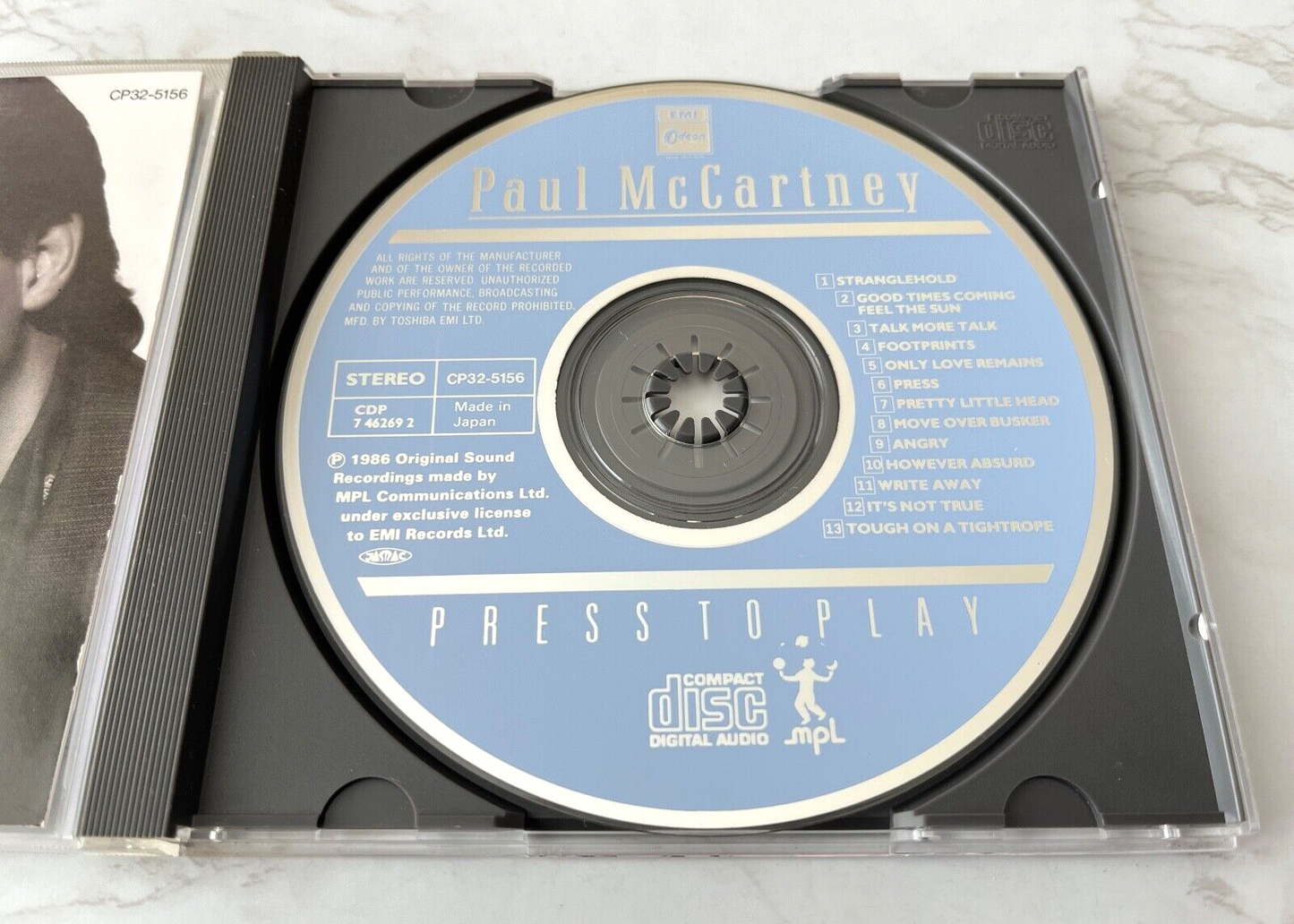 Paul McCartney – Press To Play [JAPAN PRESS]