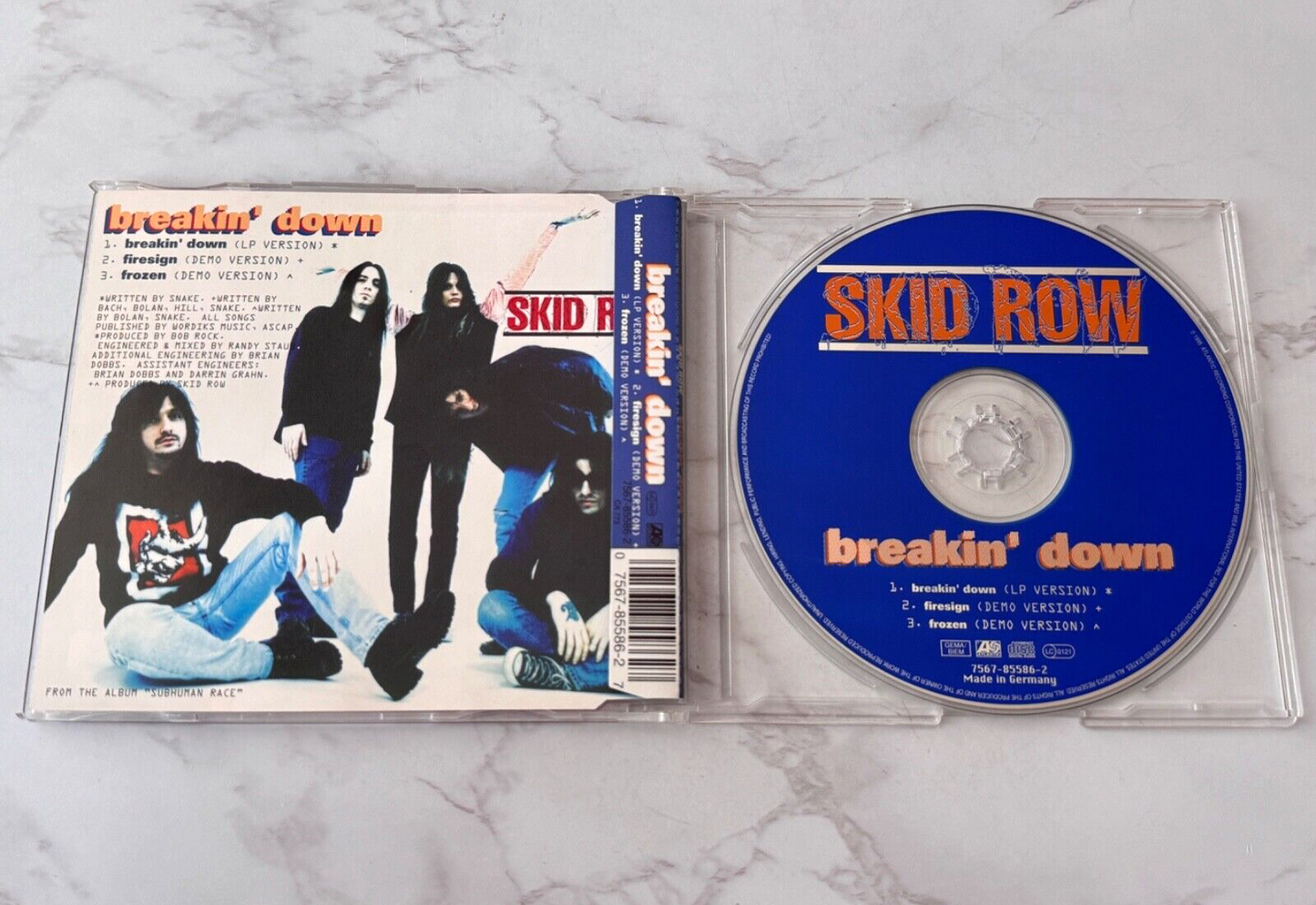 Skid Row – Breakin' Down (Maxi Single) (1995) [GERMAN PRESS]