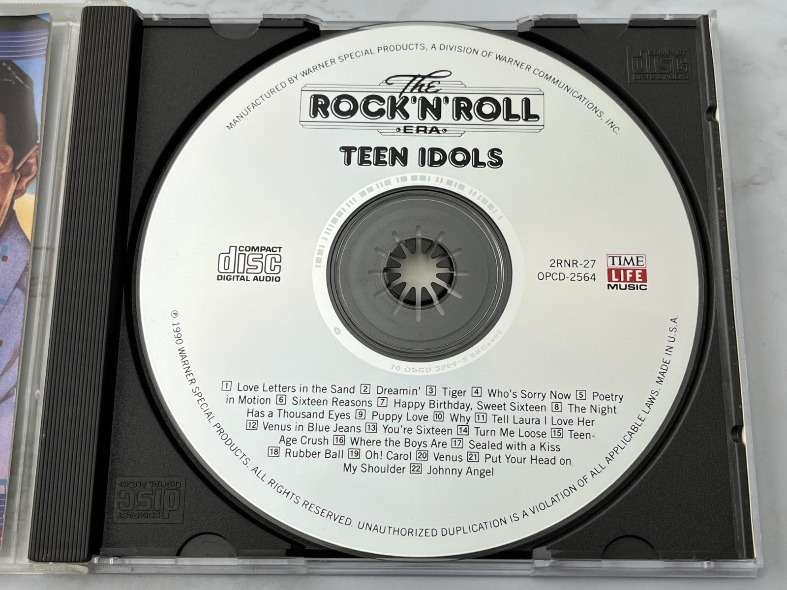 Johnny Burnette, Pat Boone, Paul Anka, Various – Time Life Music The Rock N Roll Era Teen Idols (1990)