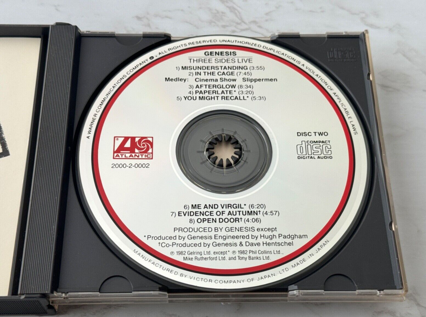 Genesis – Three Sides Live 2 (1987) [JAPAN PRESS]