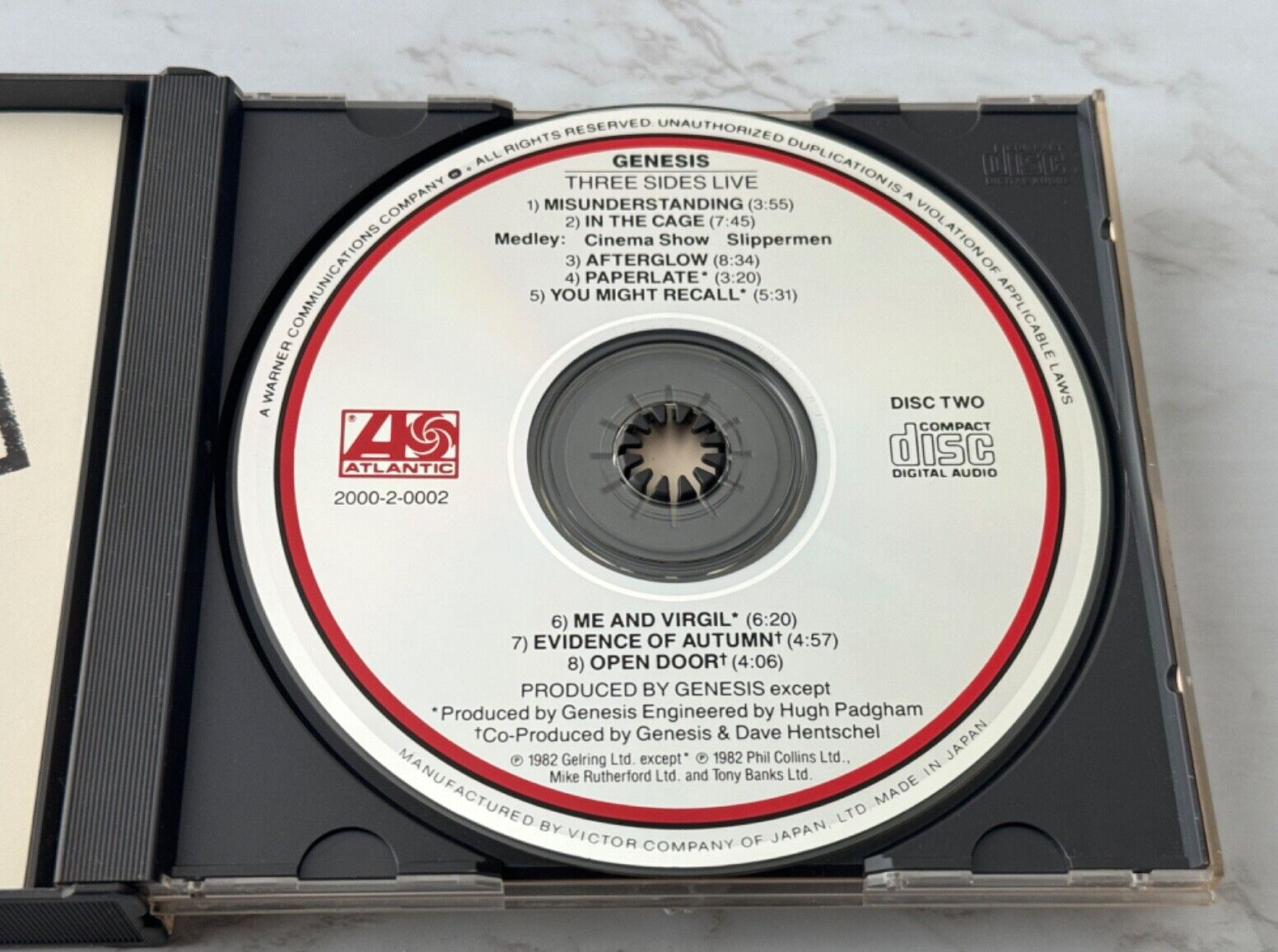 Genesis – Three Sides Live 2 (1987) [JAPAN PRESS]