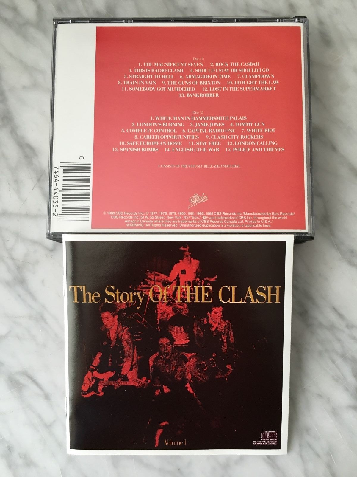 The Clash – Clash The Story of The Clash Volume 1 [DADC PRESS]