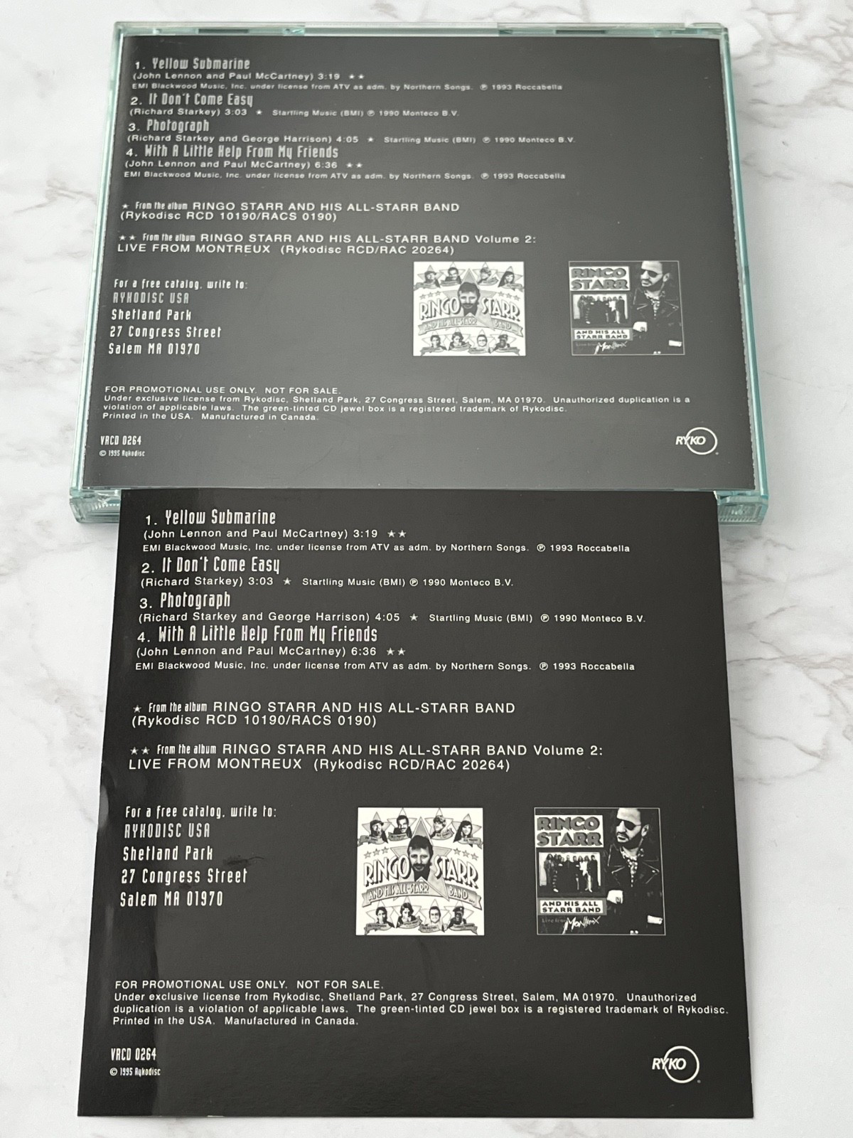 Ringo Starr – All Starr Band Private Issue By Discover (1995)