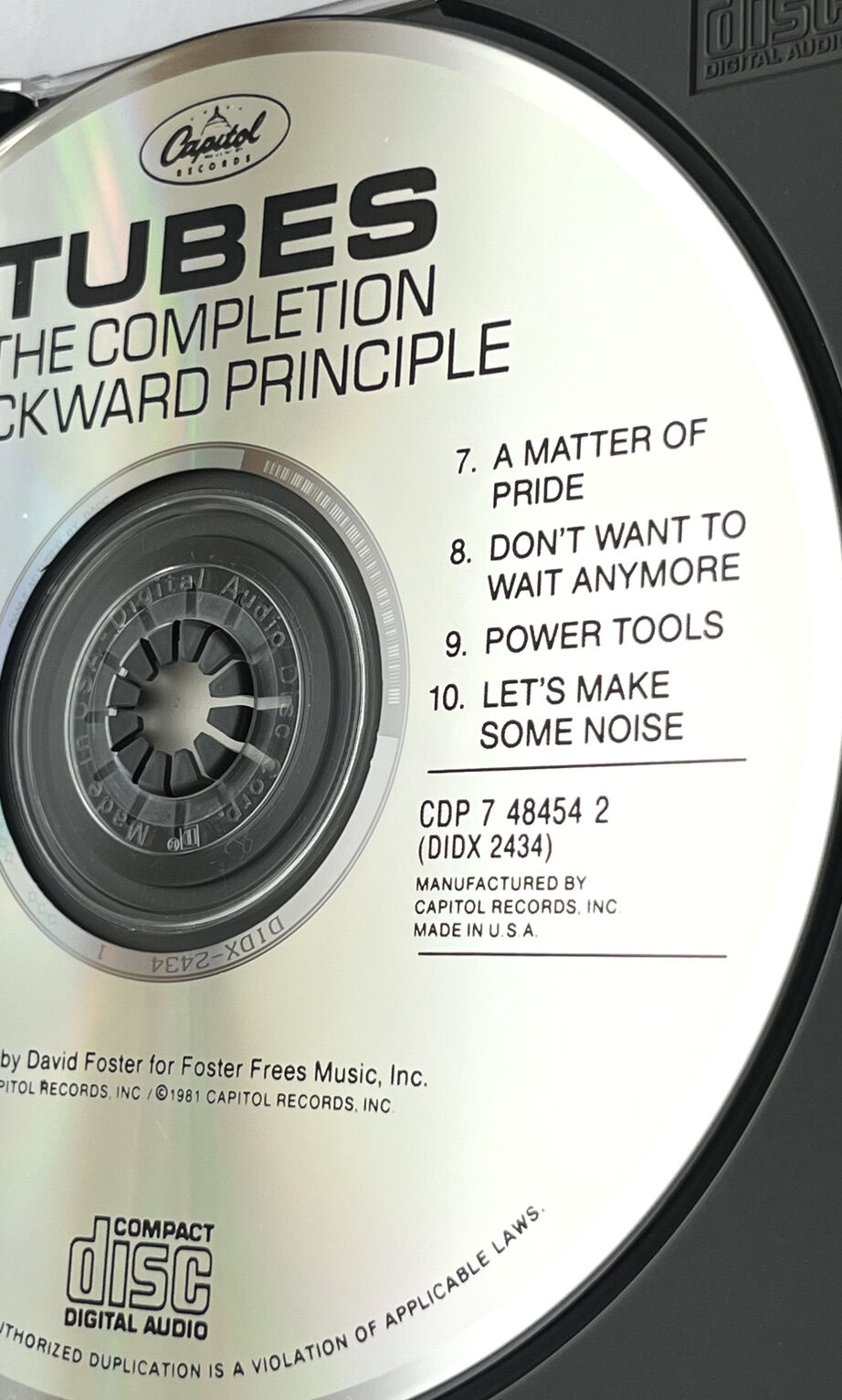The Tubes – The Completion Backward Principle