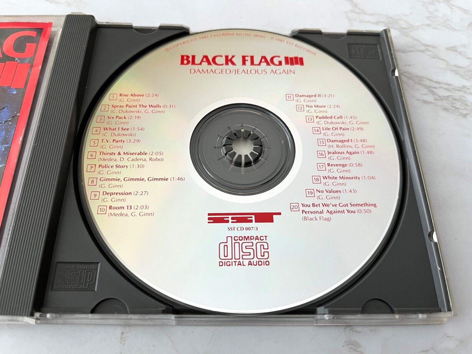 Black Flag – Damaged/Jealous Again (1987)