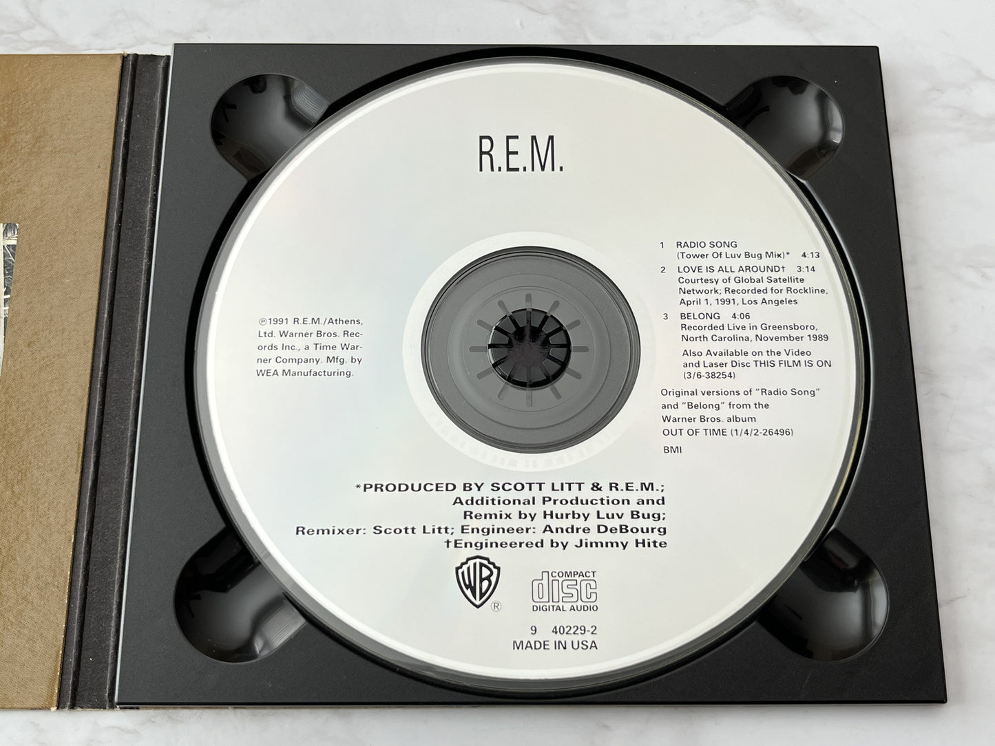 R.E.M. – Radio Song (Maxi Single, Digipak) (1991)