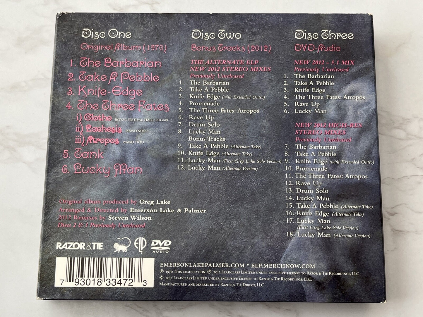 Emerson Lake & Palmer – Emerson Lake Palmer Emerson Lake & Palmer 2 (Deluxe Edition, Digipak, CD/DVD) (2012)