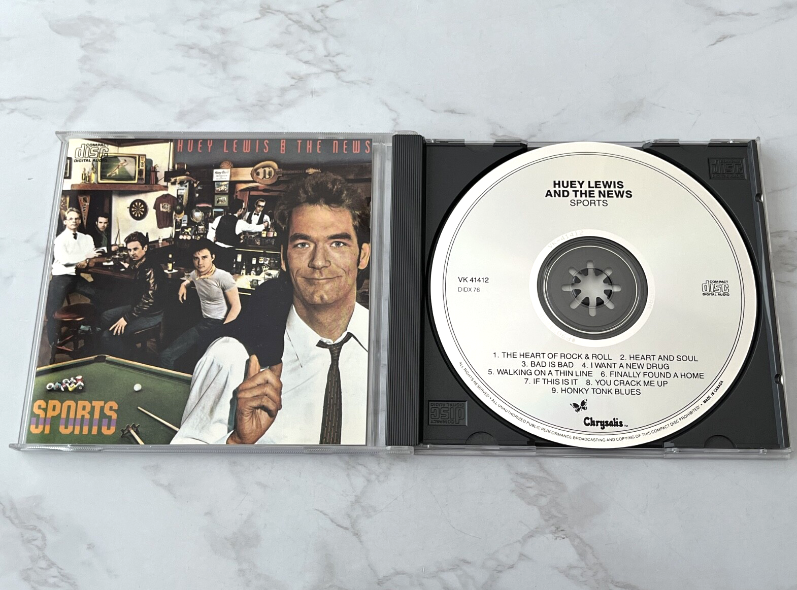 Huey Lewis And The News – Sports (1989) [CANADA PRESS]
