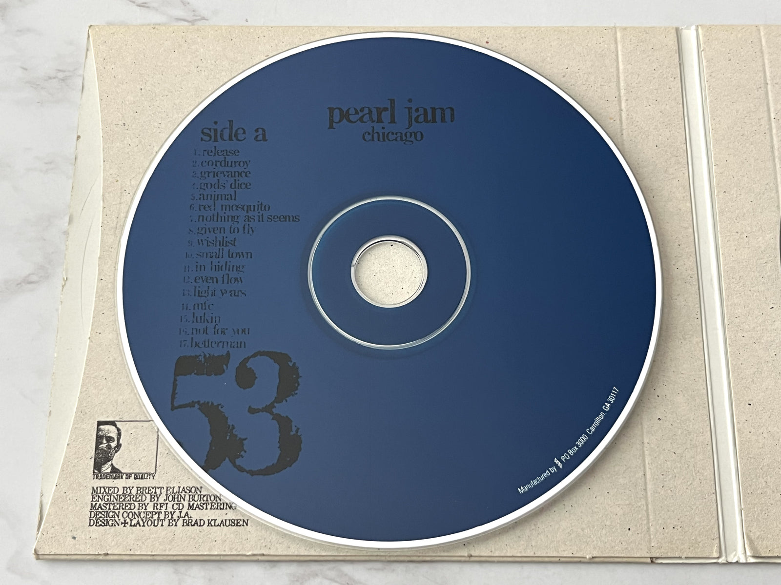 Pearl Jam – Chicago Illinois October 9, 2000 2 (Digipak) (2001)