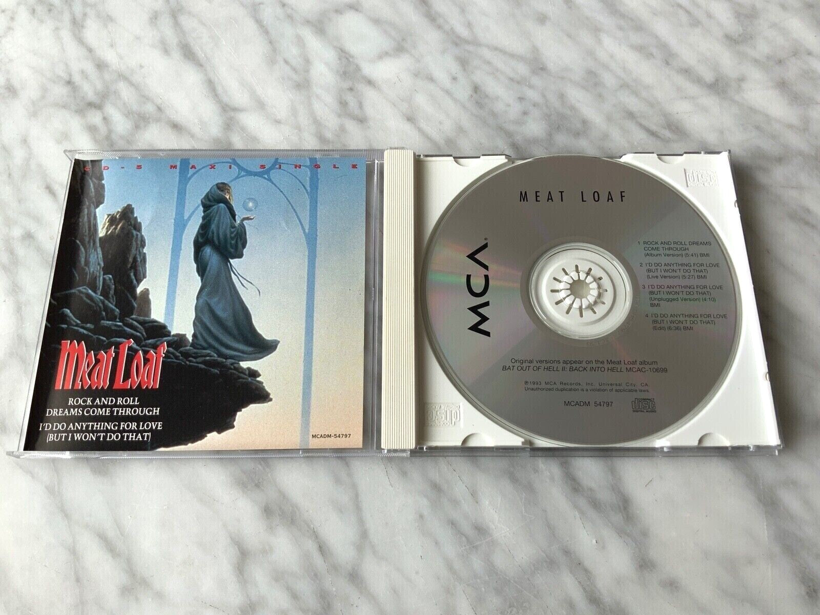 Meat Loaf – Rock And Roll Dreams Come Through / I'd Do Anything For Love (1993)