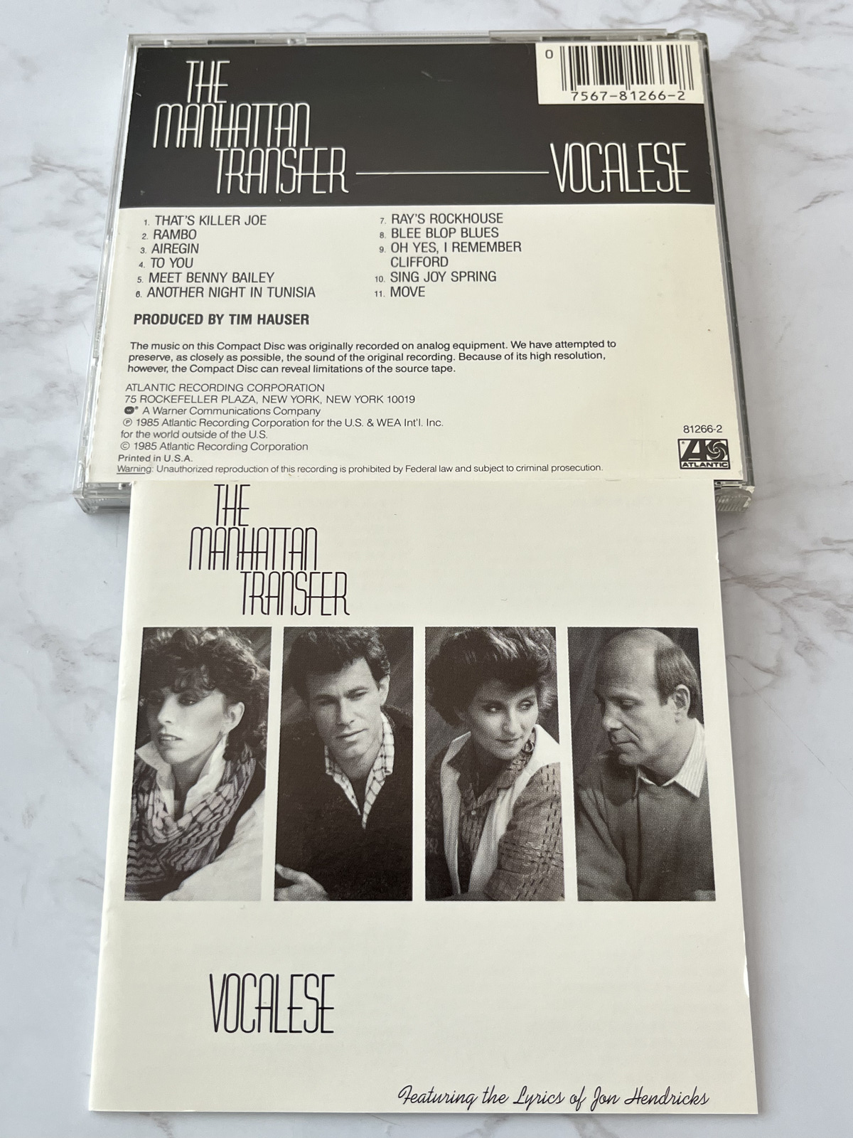 The Manhattan Transfer – Vocalese (1985) [JAPAN PRESS]