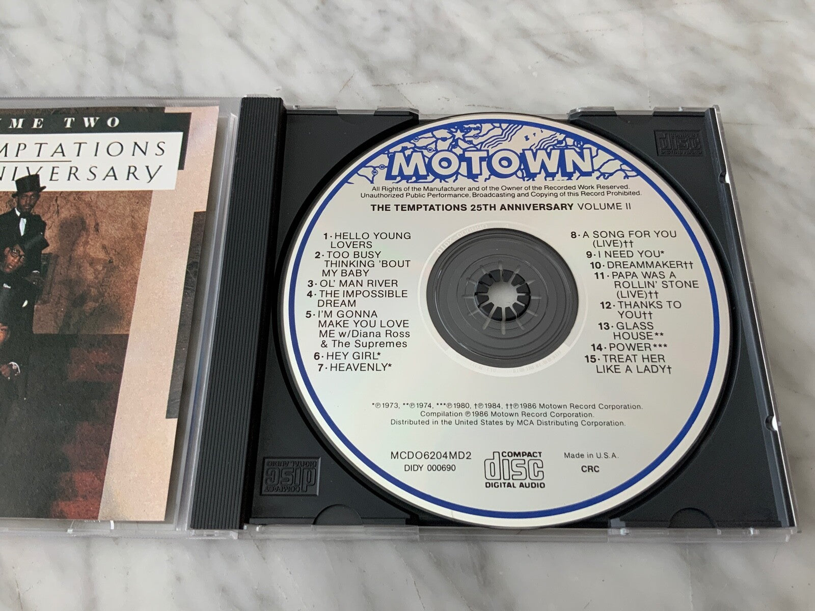 The Temptations – 25th Anniversary Vol. II