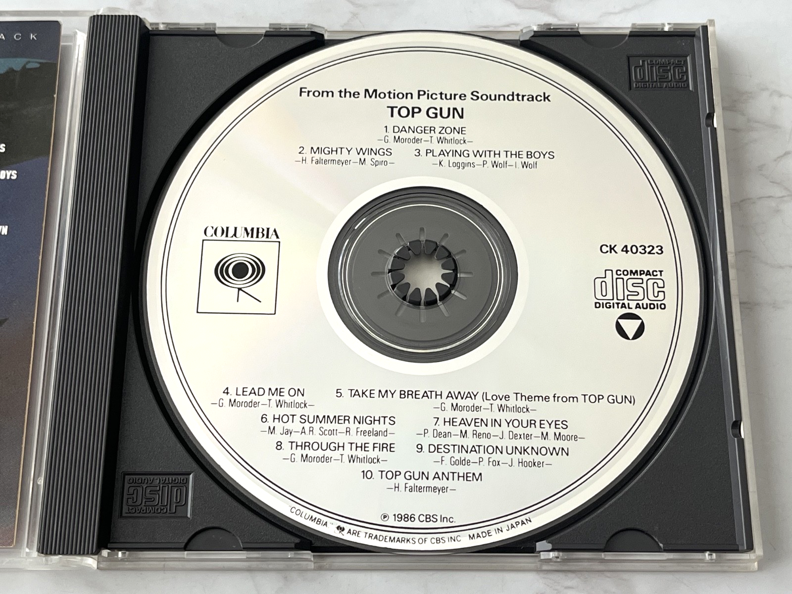 Kenny Loggins, Loverboy, Various, Berlin – Top Gun Original Soundtrack (1986) [JAPAN PRESS]
