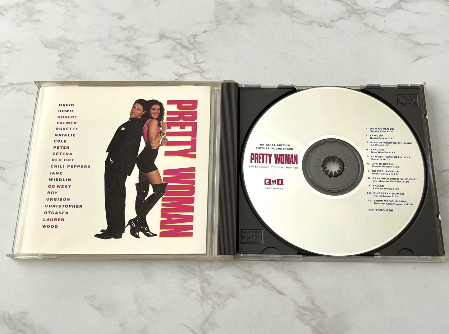 David Bowie, Peter Cetera, Red Hot Chili Peppers, Robert Palmer, Various – Pretty Woman Motion Picture Soundtrack (1990)