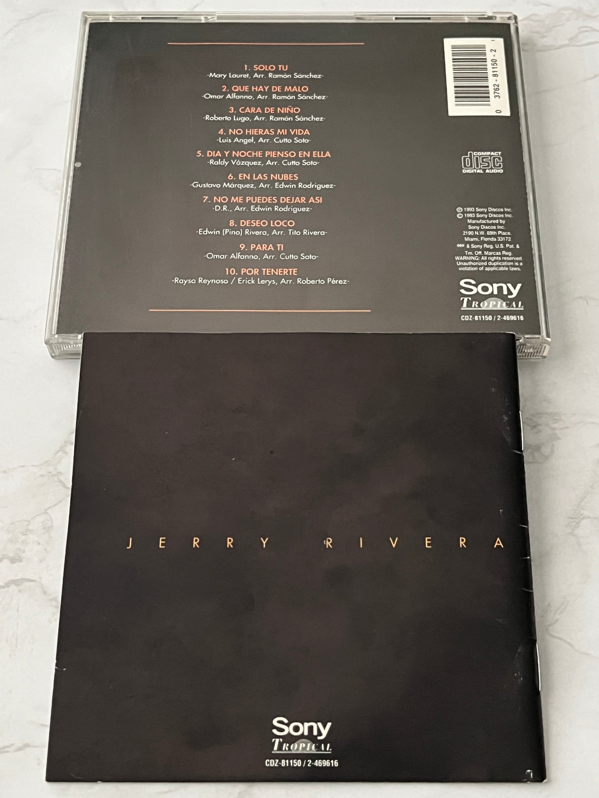 Jerry Rivera – Cara De Niño (1993)