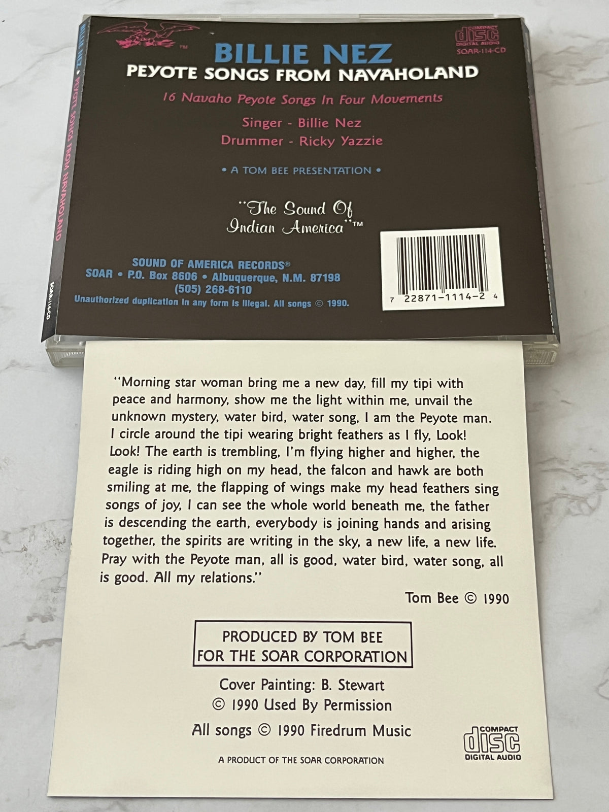 Billie Nez – Peyote Songs From Navaholand (1992)