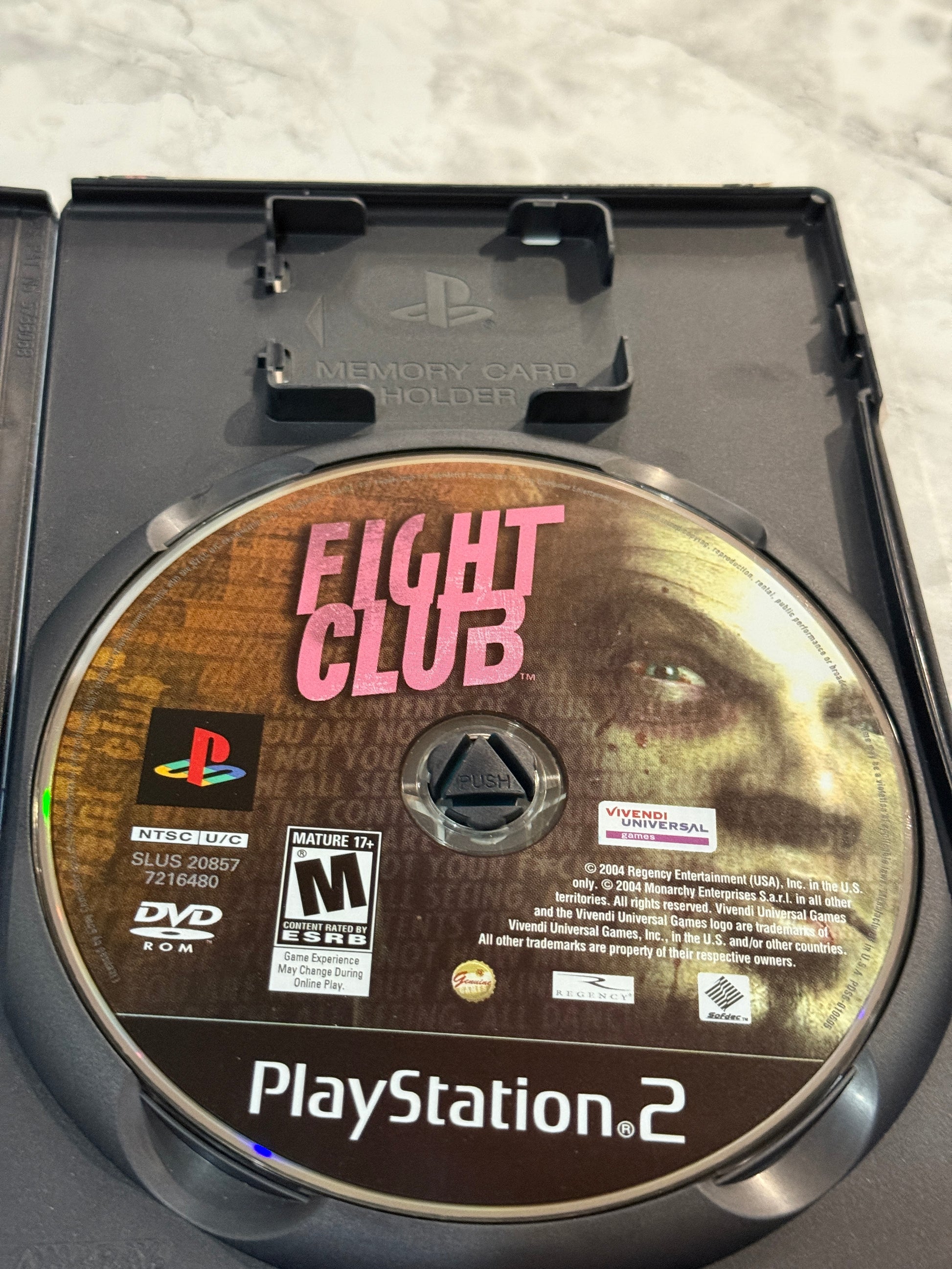 Fight Club PS2 CIB Complete w/Manual Vivendi 2004 Movie Tie-In Tyler Durden