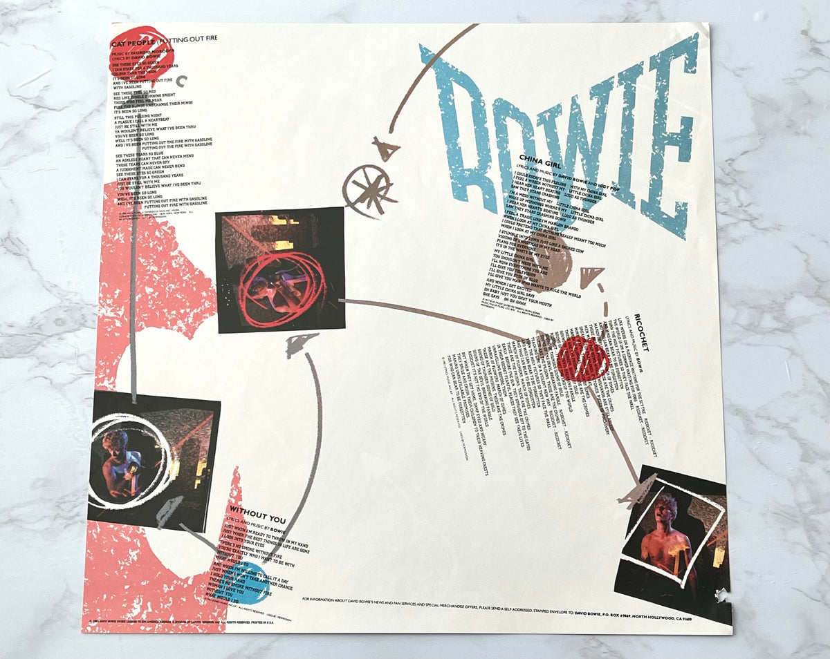David Bowie Let's Dance LP MFSL JAPAN PRESS COMPLETE! RARE Mobile Fidelity 1-083