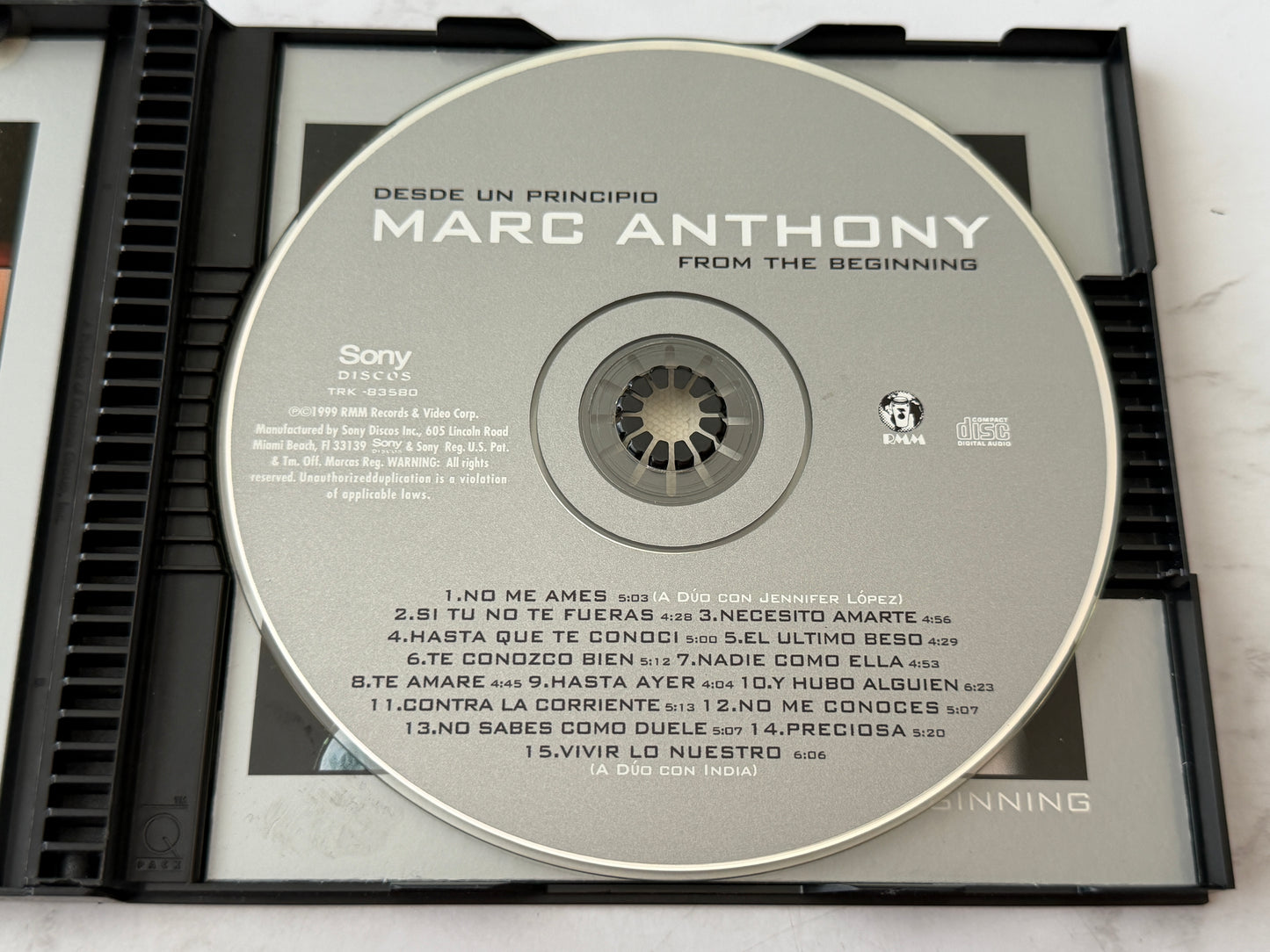 Marc Anthony – Desde Un Principio — From The Beginning (1999)
