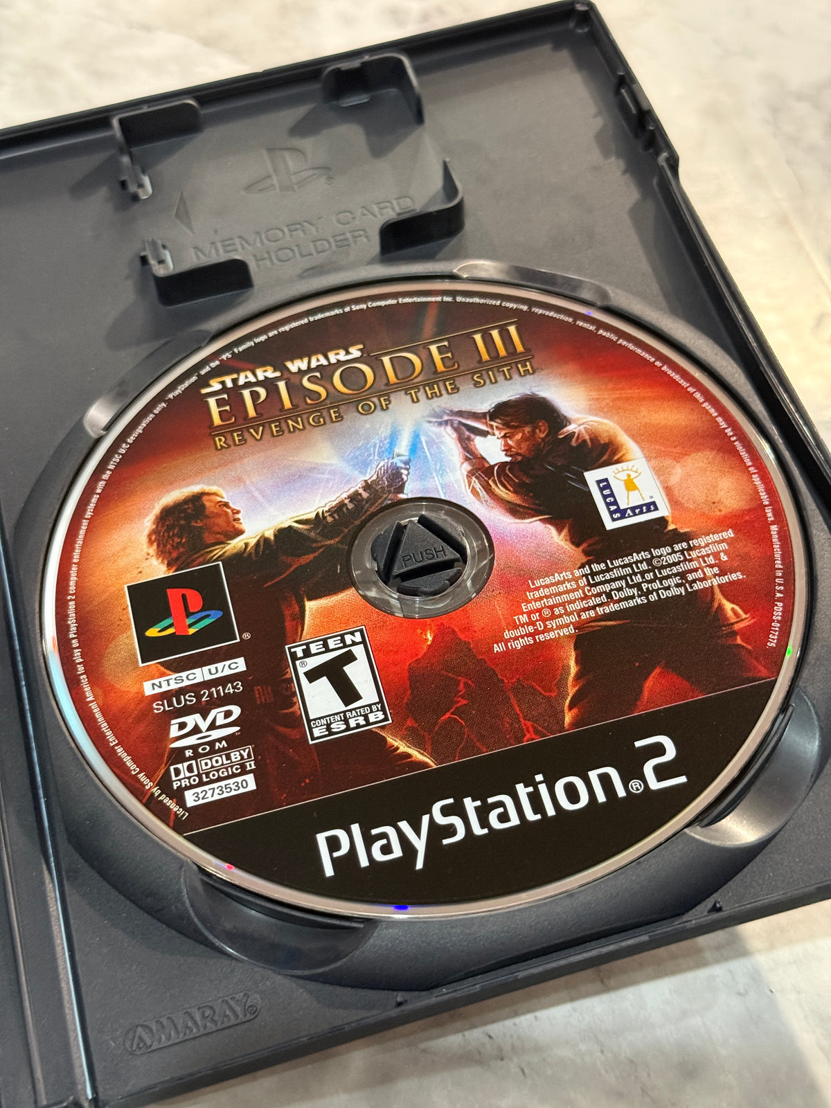 Star Wars Episode III Revenge Of The Sith PS2 CIB Complete w/Manual LucasArts