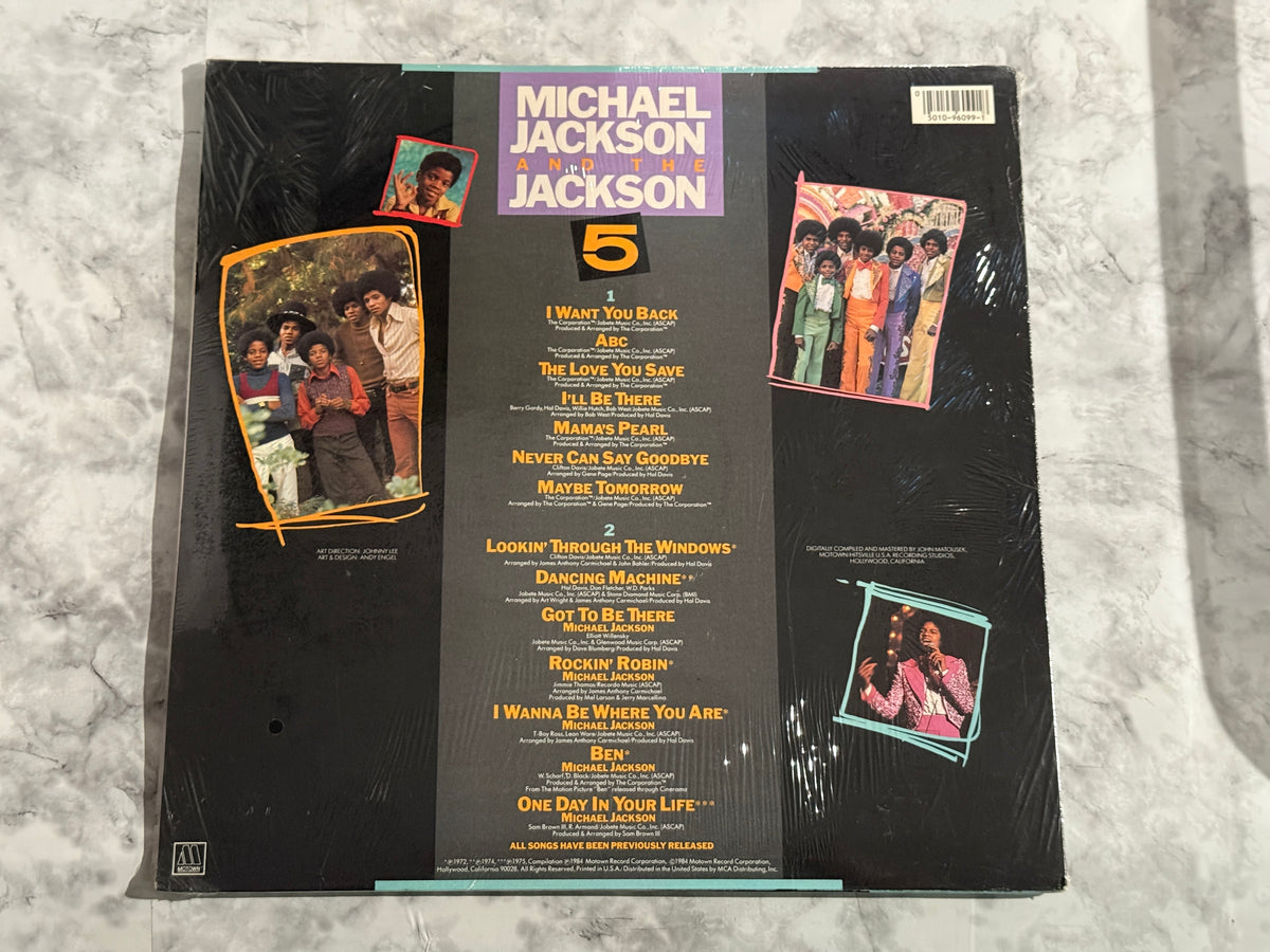 Michael Jackson Jackson 5 14 Greatest Hits Picture Disc LP 1984 SEALED w/GLOVE