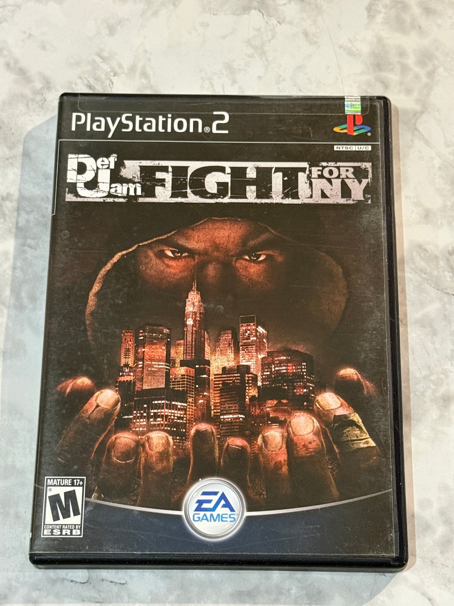 Def Jam Fight For NY PS2 BLACK LABEL CIB Complete w/Manual EA 2004 RARE!