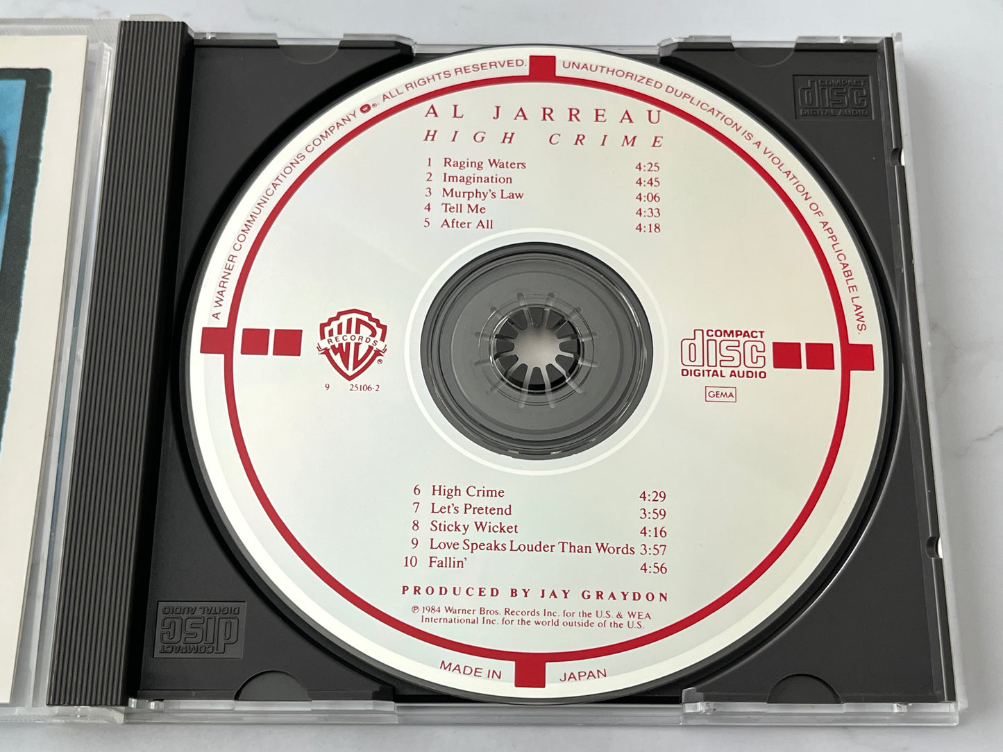 Al Jarreau – High Crime (1984) [JAPAN TARGET]