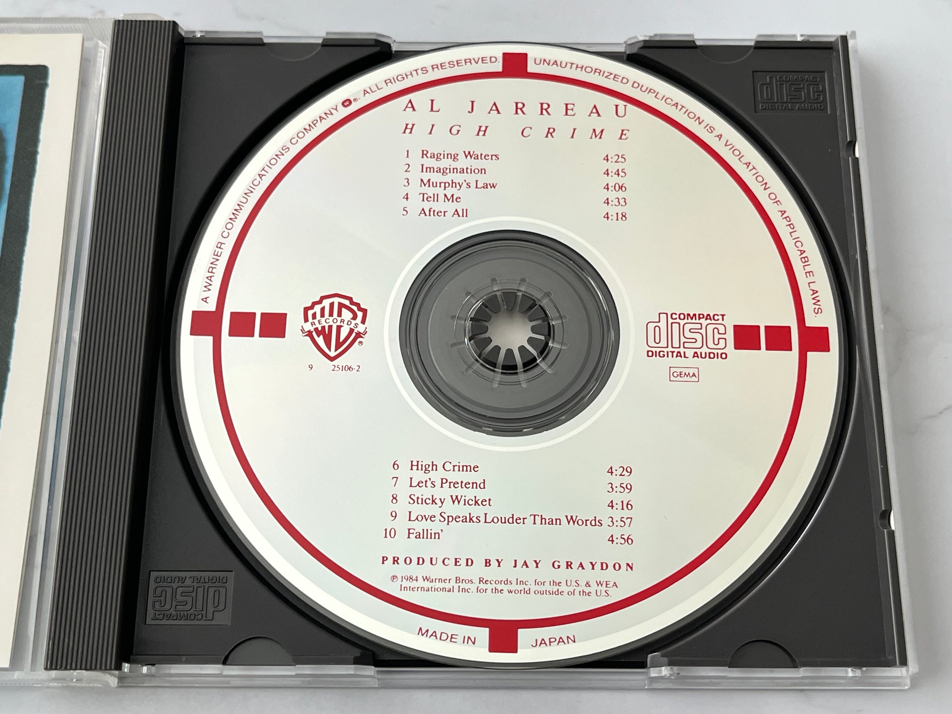 Al Jarreau – High Crime (1984) [JAPAN TARGET]