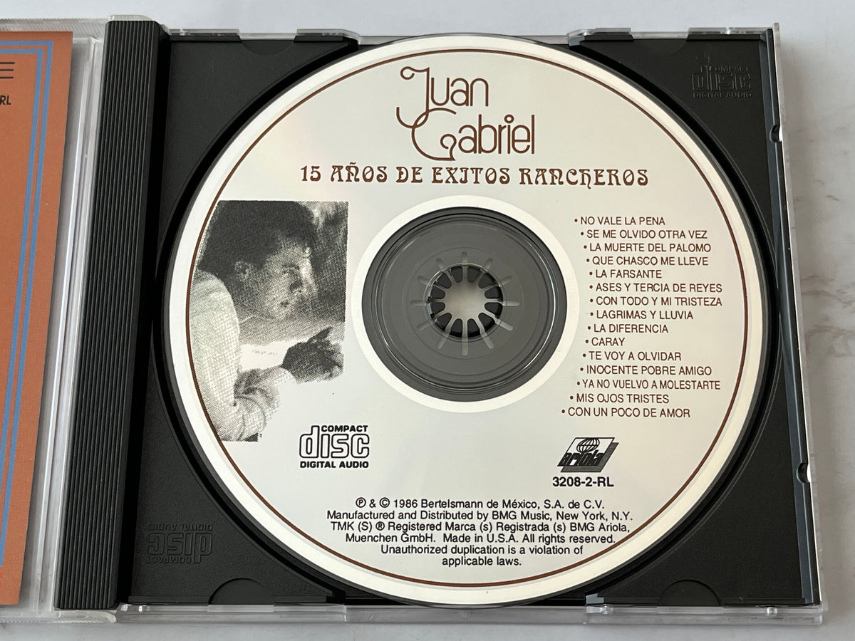 Juan Gabriel – 15 Años De Exitos Rancheros (1995)