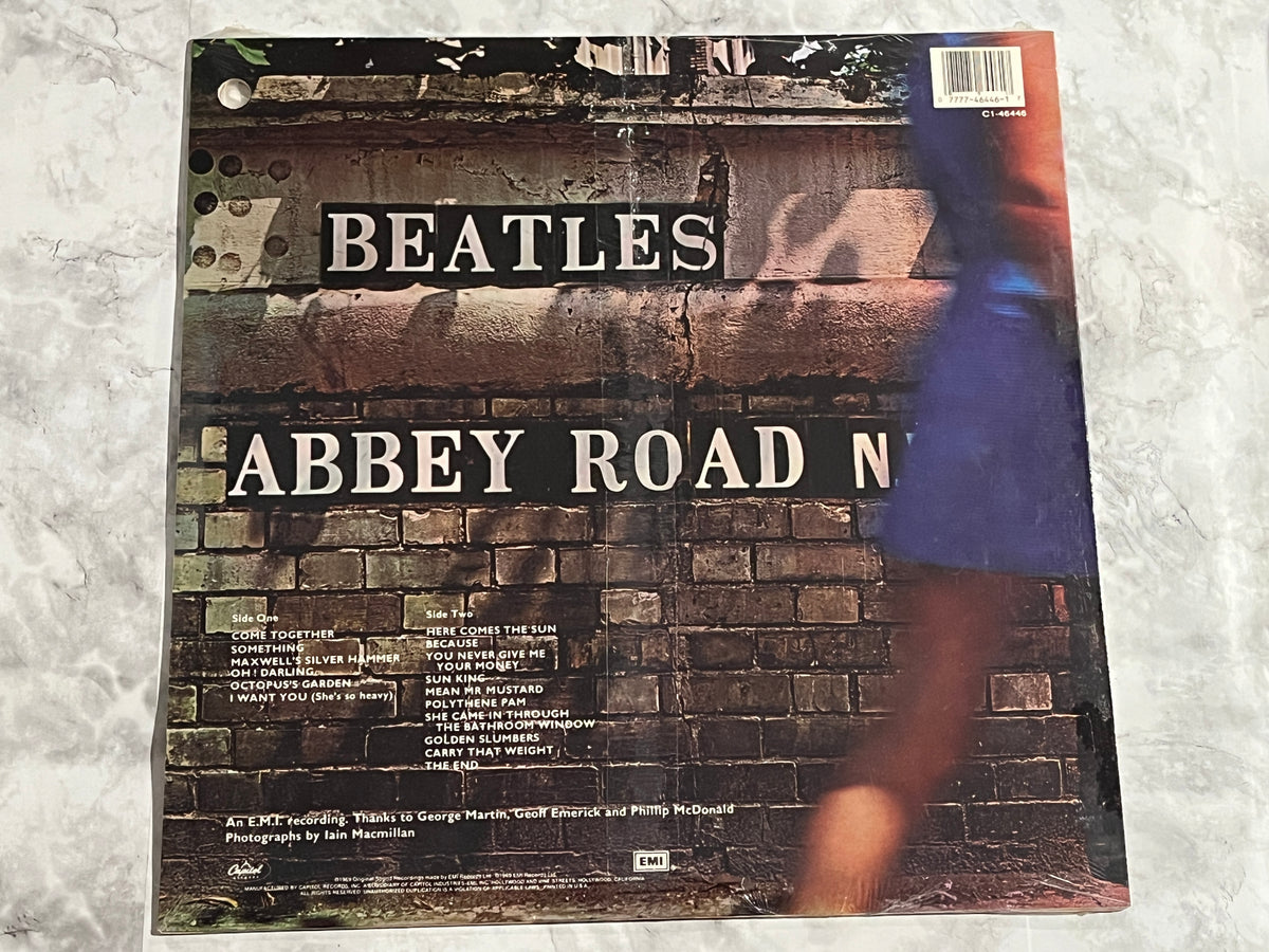 The Beatles Abbey Road LP SEALED! 1988 Capitol C1-46446 PROMO PUNCHED HOLE!