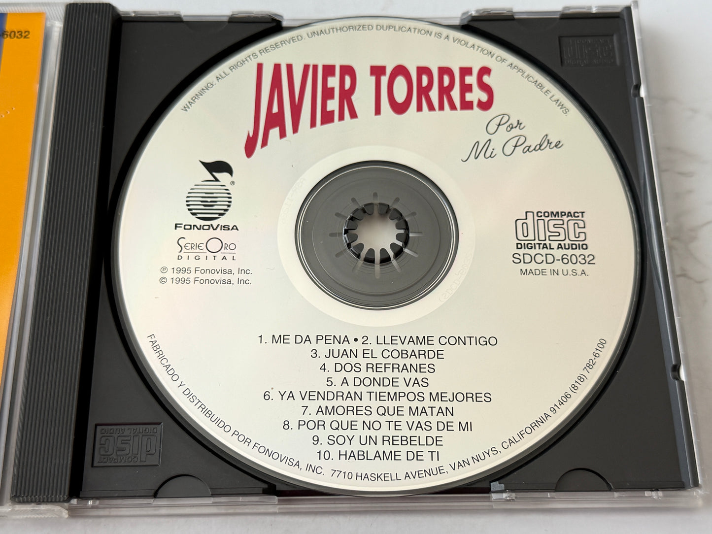 Javier Torres – Por Mi Padre (1995)