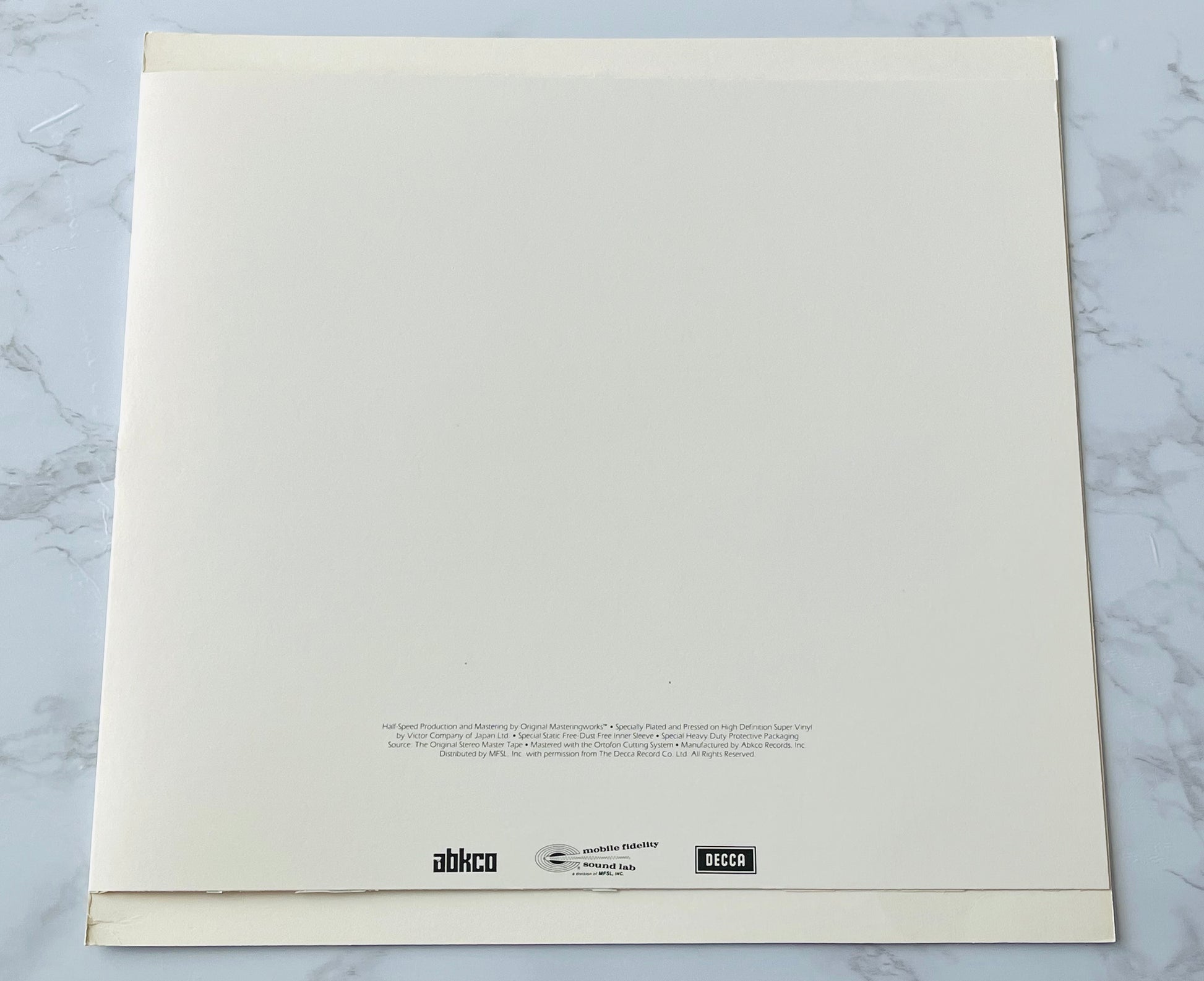 Rolling Stones 12 x 5 LP 1984 Mobile Fidelity Sound Lab MFSL 1-162 MADE IN JAPAN